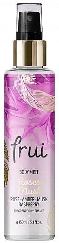 Frui Roses Musk Perfumed Body & Hair Spray, 150 mL
