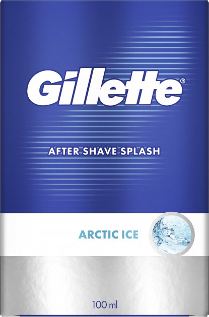Gillette Arctic Ice Aftershave Lotion, 100 mL