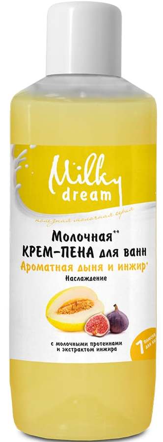 Milky Dream Fragrant Melon & Fig Bath Cream Foam, 1 L