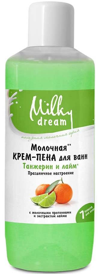 Milky Dream Tangerine & Lime Bath Cream Foam, 1 L