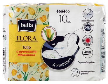 Bella Flora Tulip Sanitary Pads, 10 pcs - Image 2