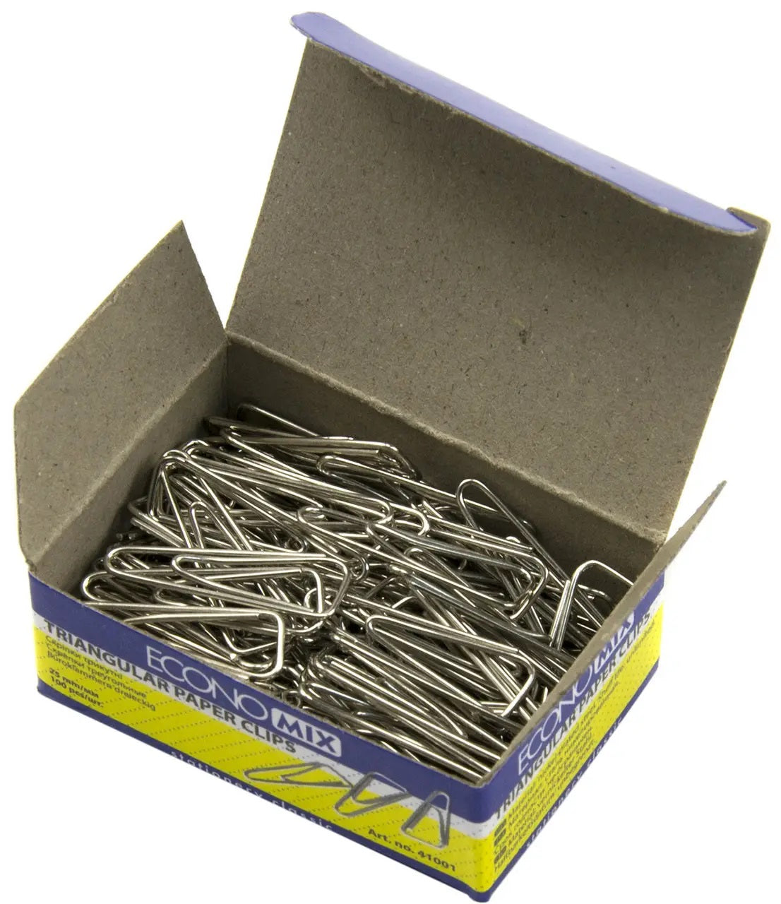 Economix 41001 Triangular Metal Paper Clips, 100 pcs - Image 3