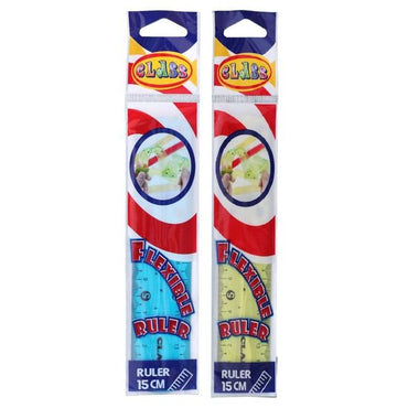 Class Flexi Flexible Plastic Ruler, 15 cm - Image 2