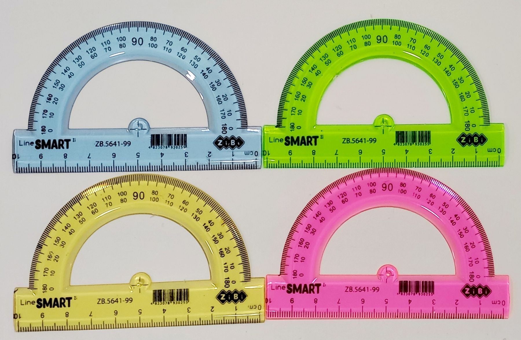 Zibi ZB5641-99 Plastic Protractor, Assorted - Image 2