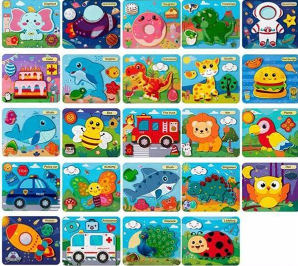 S75607 Wooden Frame Insert Puzzle