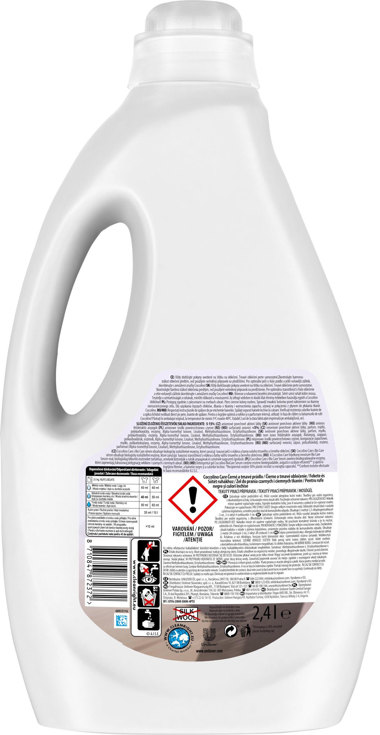 Coccolino Black & Dark Laundry Detergent Gel, 60 Loads, 2.4 L - Image 3