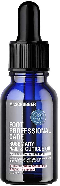 Mr. Scrubber Antibacterial Restorative Cuticle & Nail Oil, 15 mL
