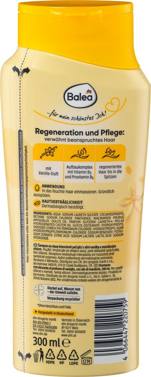 Balea Intensive Care Shampoo, 300 mL - Image 2
