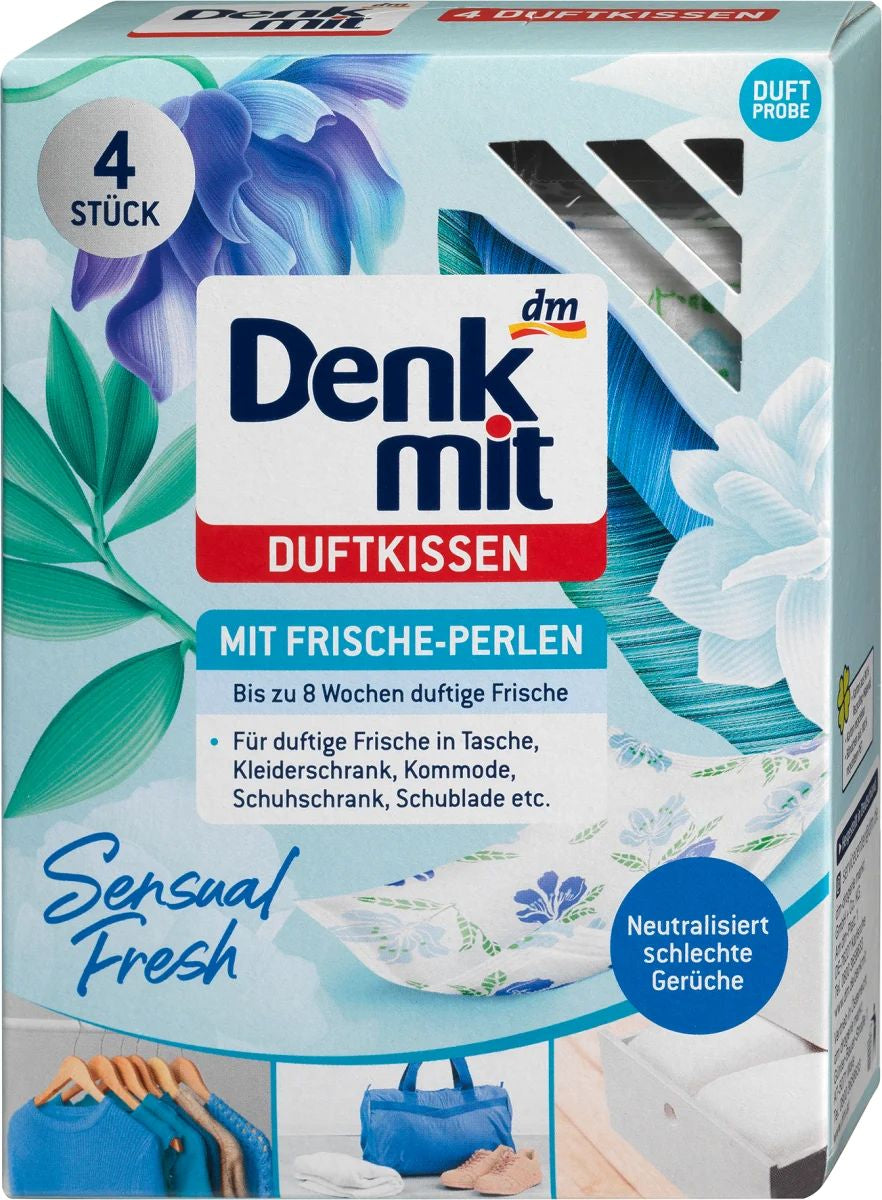 Denkmit Sensual Fresh Scented Wardrobe Sachets, 4 pcs