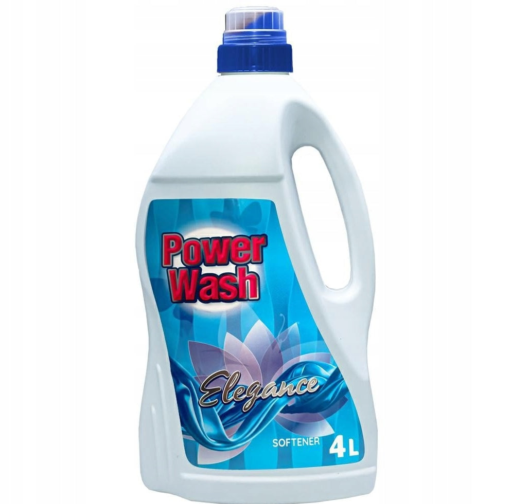 Power Wash Elegance Fabric Softener, 4 L