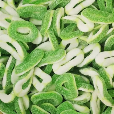 Woogie Sour Apple Ring Chewy Candy, 250 g - Image 2