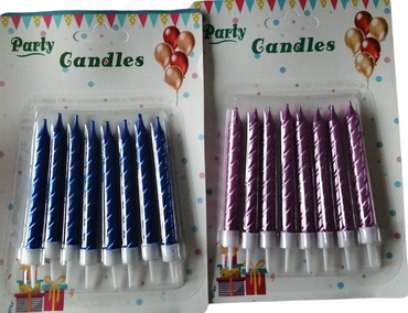 Party Candles Cake Candles, 8 pcs - Image 2