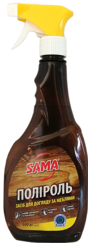 Sama Furniture Polish Spray, 500 mL