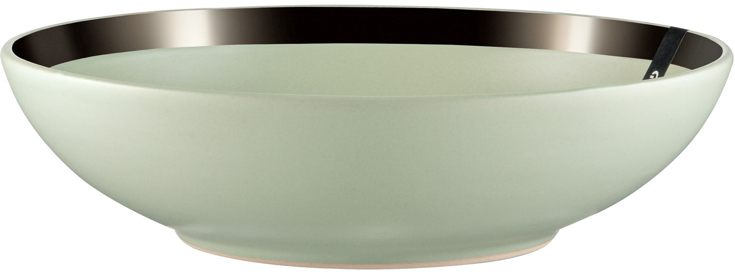 Ardesto Liguria Green Day AR2920LGC Ceramic Soup Plate, 20 cm
