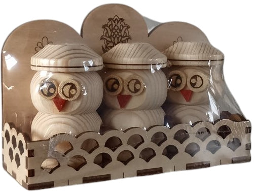 Wooden Spice Set, Assorted, 3 pcs - Image 3