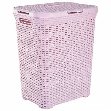 Aleana Rattan 122098 Laundry Basket, Assorted Colors, 45 x 35 x 55 cm, 50 L - Image 2