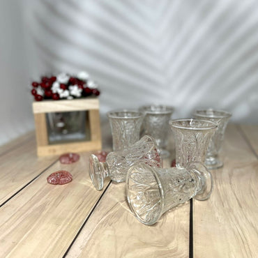 Helios Butterfly K1378-1 Shot Glass Set, 6 x 50 mL - Image 2
