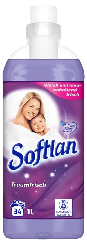 Softlan Dream Fresh Fabric Softener, 1 L