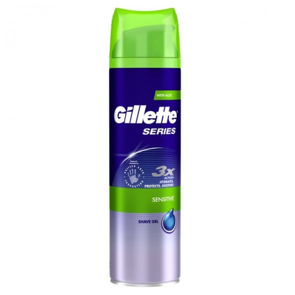 Gillette Series Sensitive Shaving Gel, 200 mL