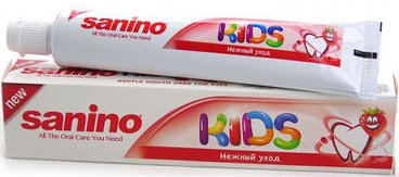 Sanino Kids Strawberry Toothpaste, 50 mL