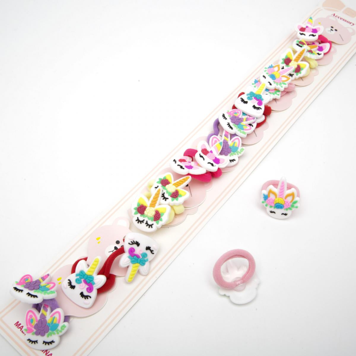 6-4030 Unicorn Kids' Hair Tie (Price per 1 pc)