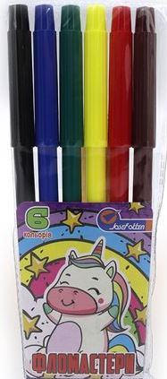 Josef Otten 828 Kids Markers for Girls, 6 Colors