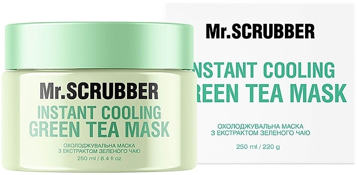Mr. Scrubber Cooling Face Mask with Green Tea Extract, 250 mL