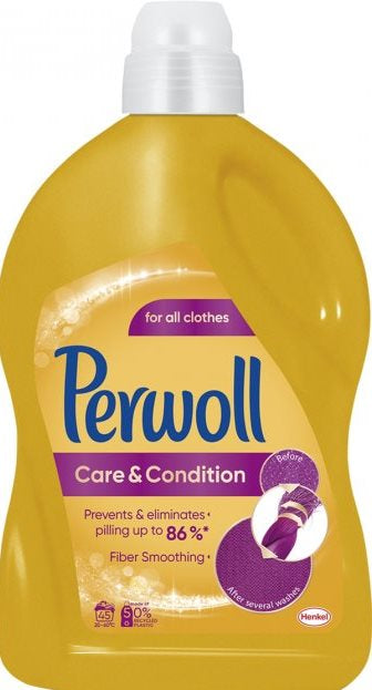 Perwoll Care & Condition Liquid Laundry Detergent, 2.7 L