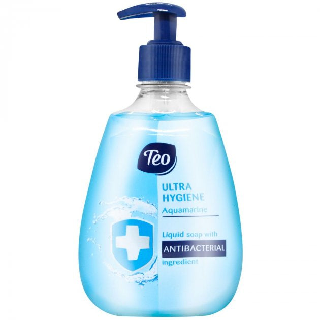 Teo Ultra Hygiene Antibacterial Liquid Hand Soap with Pump, 400 mL