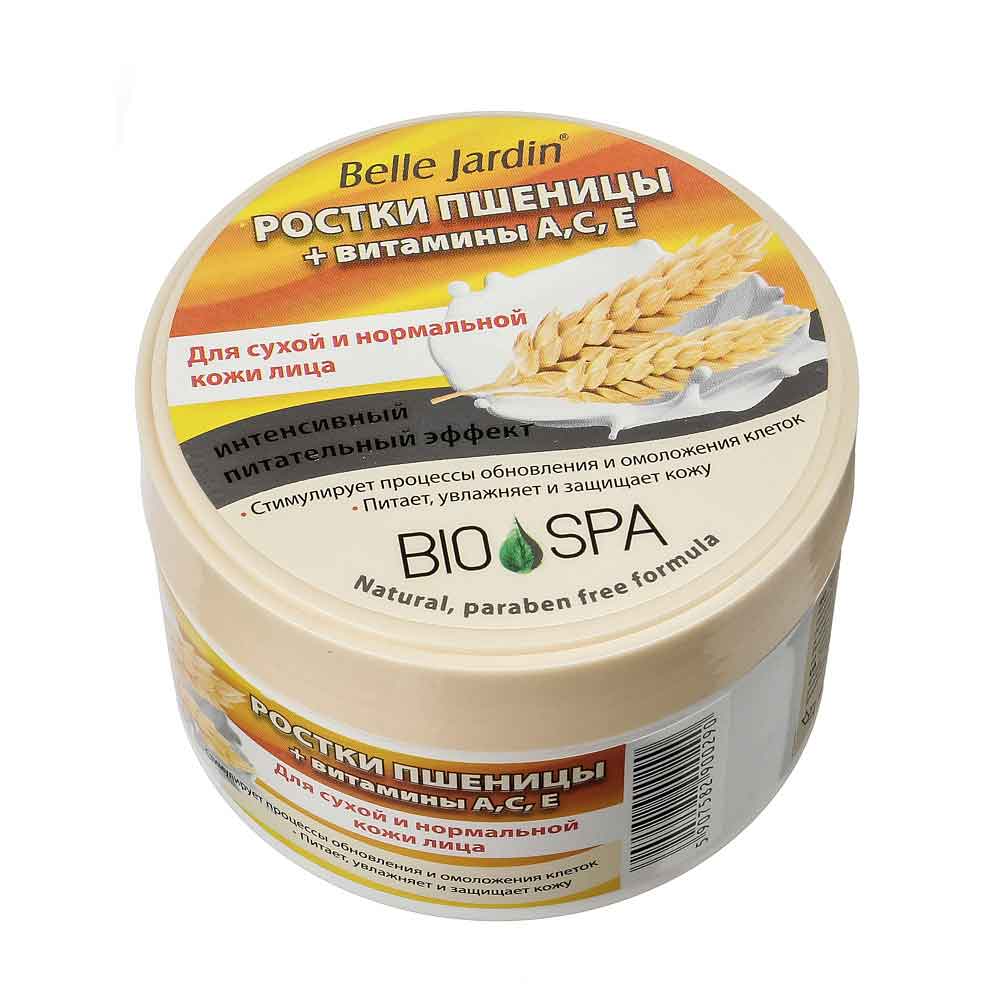 Belle Jardin Spa Naturelle Wheat Germ & Vitamins A, E & C Nourishing Face Cream, 200 mL