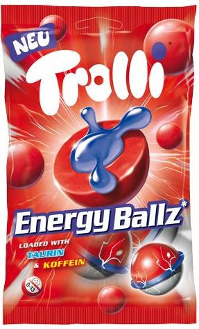 Trolli Energy Ballz Jelly Candy, 75 g