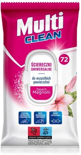 Luba Multi Clean Magnolia All-Purpose Cleaning Wipes, 72 pcs