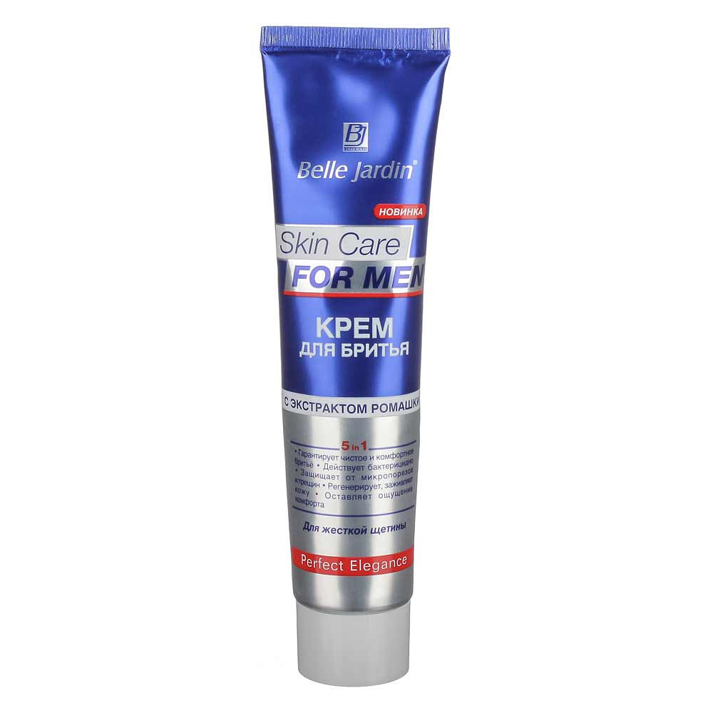 Belle Jardin For Men Shaving Cream with Chamomile Extract, 125 mL