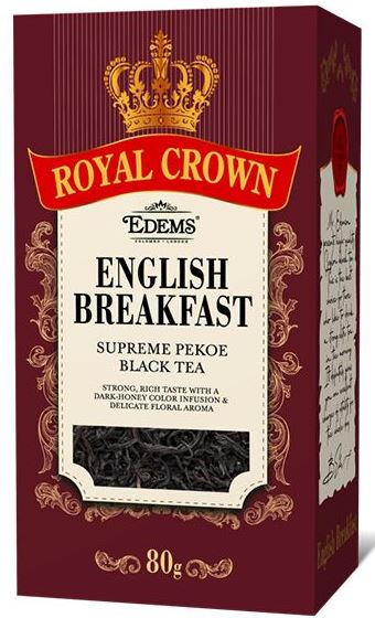 Edems Royal Crown English Breakfast Black Tea, 80 g
