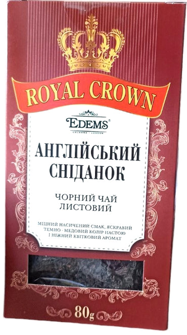 Edems Royal Crown English Breakfast Black Tea, 80 g - Image 2