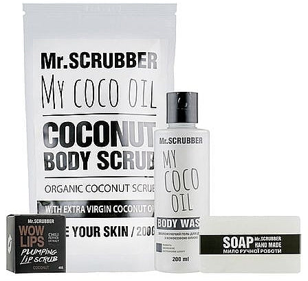 Mr. Scrubber Coconut Women's Gift Set, 4 Products