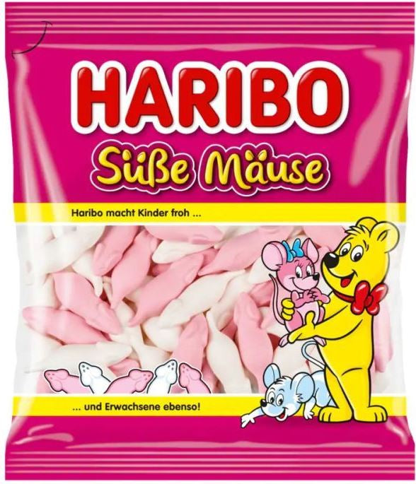 Haribo Sweet Mice Gummy Candy, 160 g