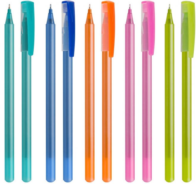 Optima Flame Blue Oil-Based Ballpoint Pen, 0.7 mm