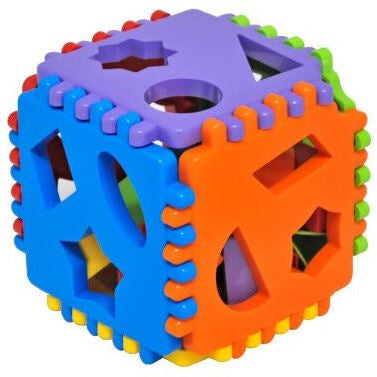Tigres 39759 Smart Cube Shape Sorter in Net, 24 pcs