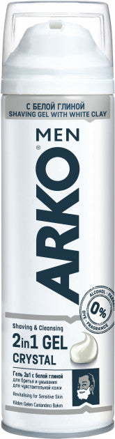 Arko Crystal Shaving Gel, 200 mL