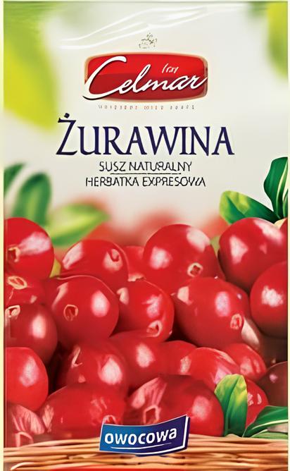 Celmar Cranberry Tea, 20 Tea Bags