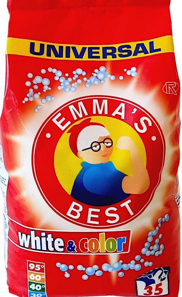 Emma's Best Universal Laundry Detergent Powder, 35 Loads, 1.925 kg