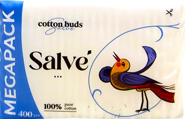 Salve Cotton Swabs Bag, 400 pcs