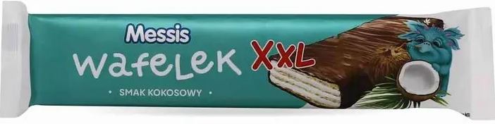 Messis XXL Coconut-Flavored Waffle, 50 g