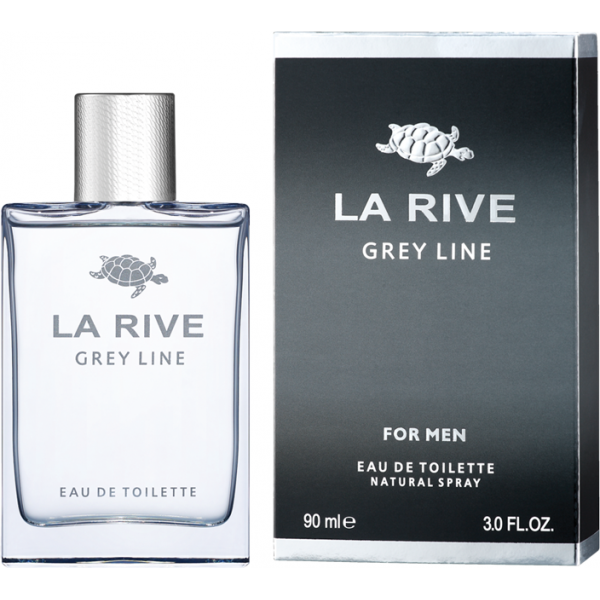La Rive Grey Line Men's Eau de Toilette, 90 mL