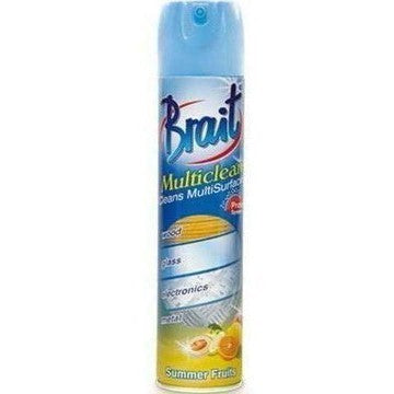 Brait Multiclean Furniture Polish Aerosol, 350 mL