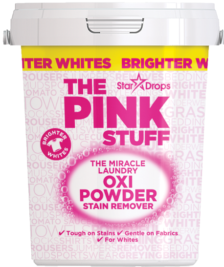 The Pink Stuff Whites Oxygen Stain Remover for Whites, 1 kg
