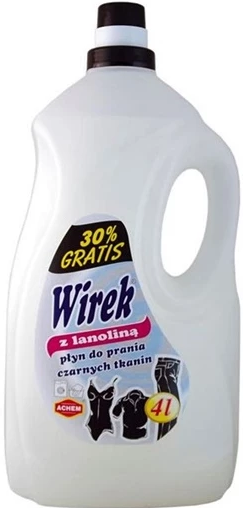 Wirek Black Fabric Laundry Detergent Gel, 4 L