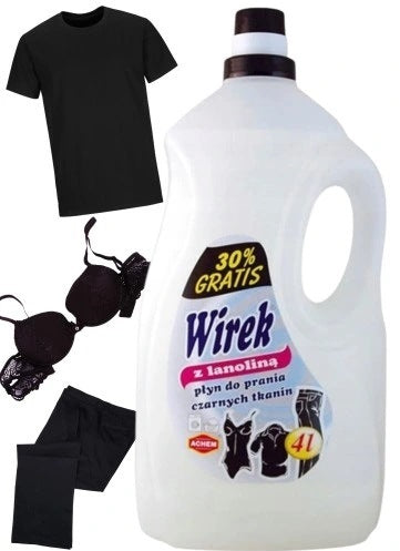Wirek Black Fabric Laundry Detergent Gel, 4 L - Image 2