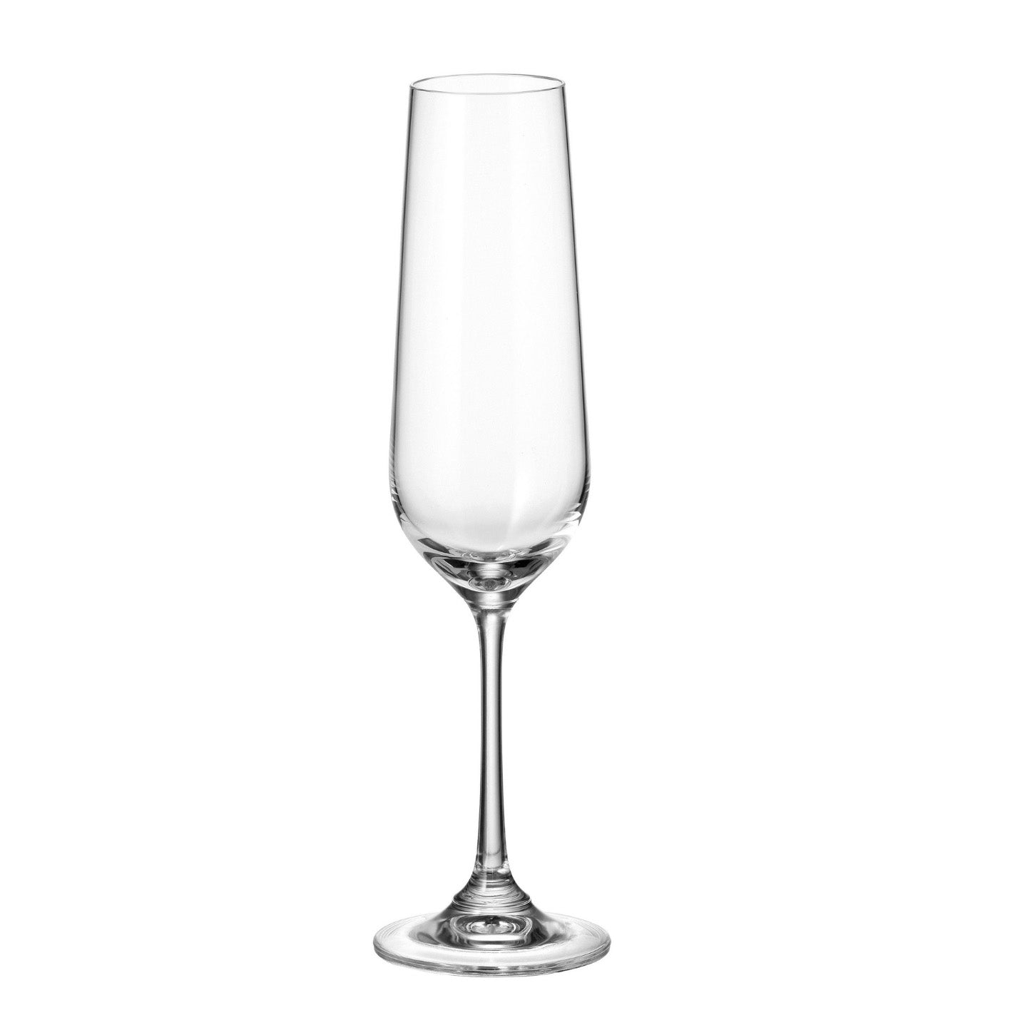 Bohemia Strix Champagne Glass Set, 6 x 200 mL